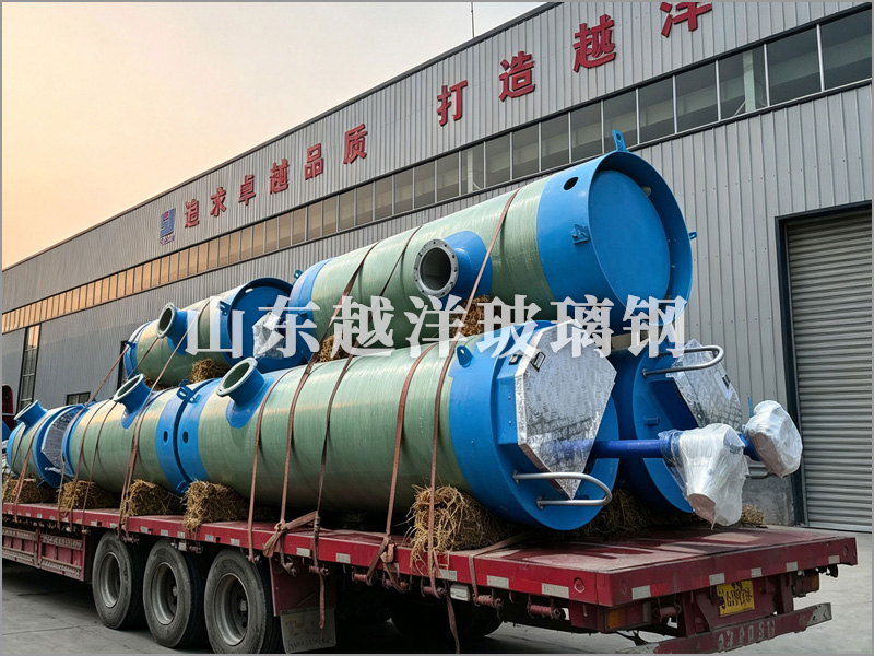 一体化泵站装车发货